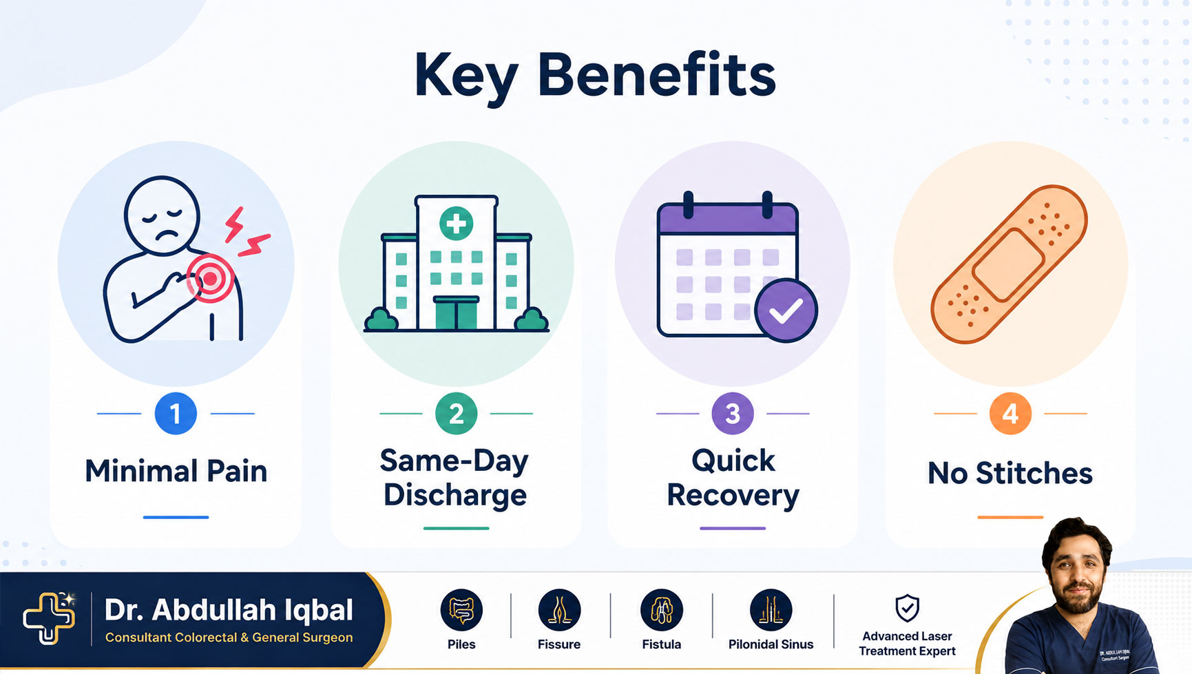 Laser piles treatment benefits — minimal pain, fast recovery