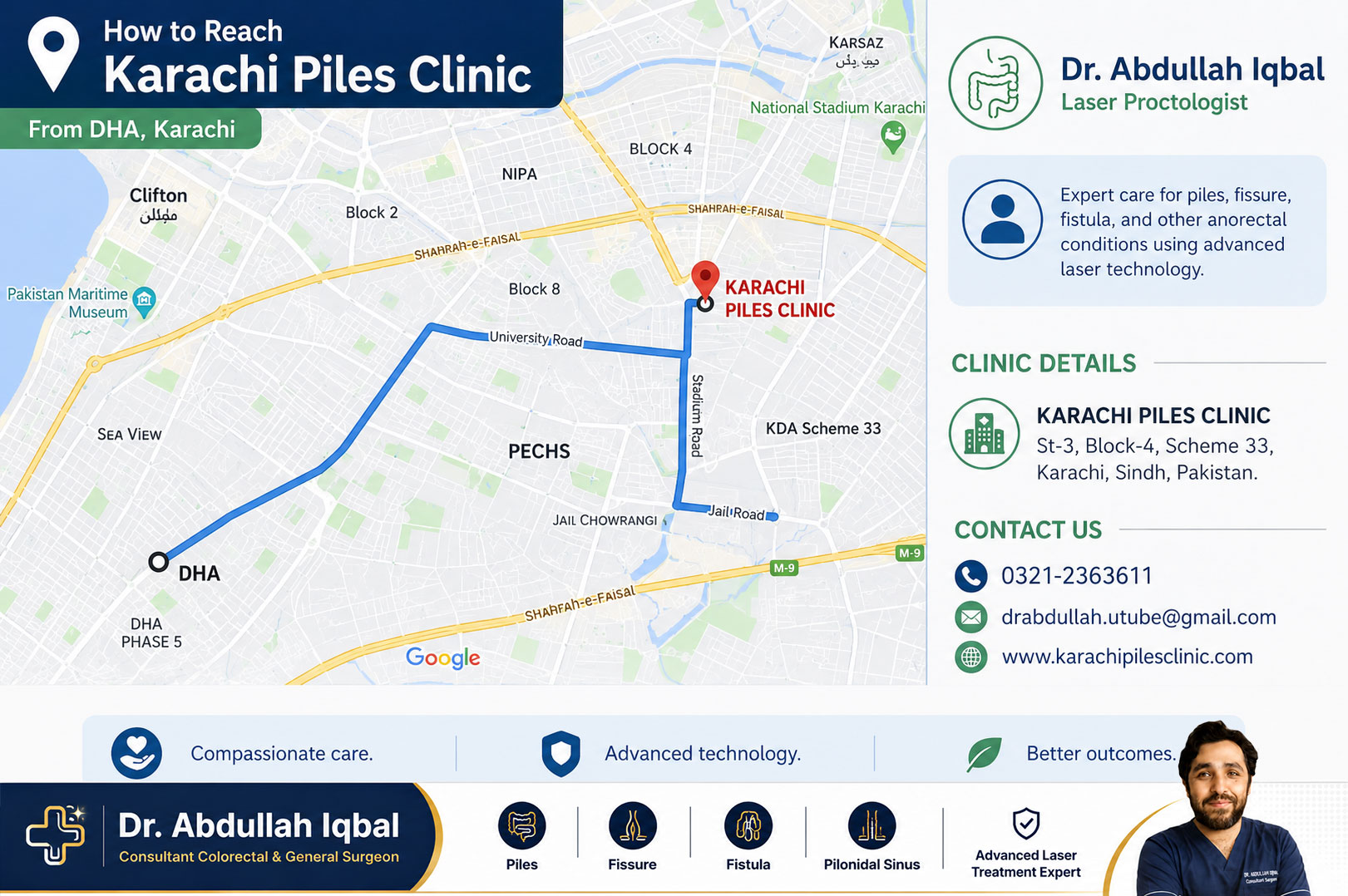 Piles doctor in Gulshan Karachi — Hill Park Hospital