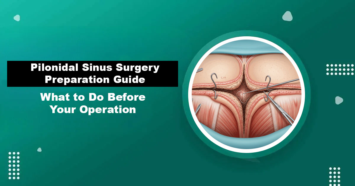 Pilonidal Sinus Surgery Preparation Guide — Dr. Abdullah Iqbal Karachi